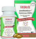 60 Capsules Nattokinase & Vegan Postbiotics W1258