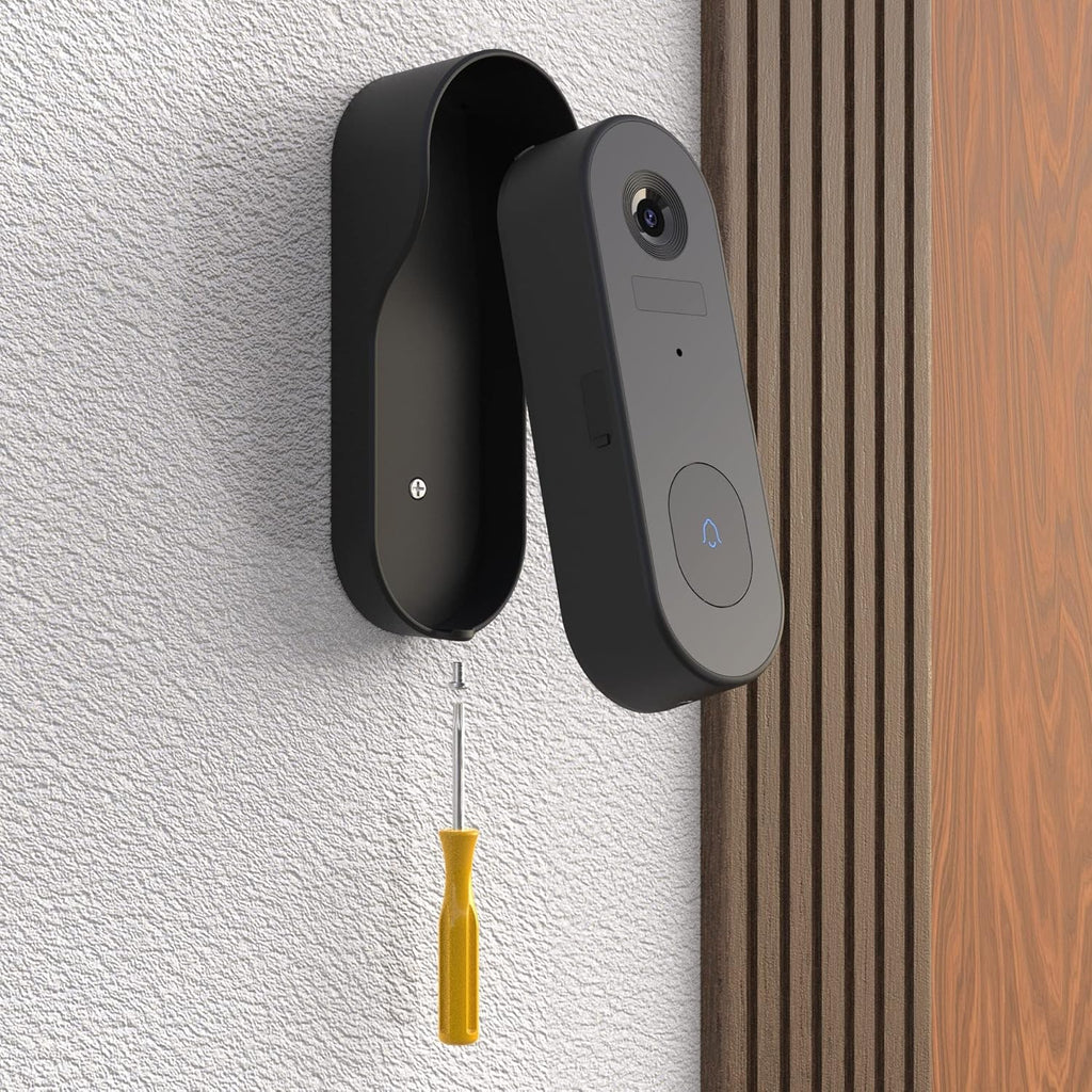 Battery Powered WiFi Doorbell Camera with Chime, 32G SD Card, 1080P Night Vision Q4477