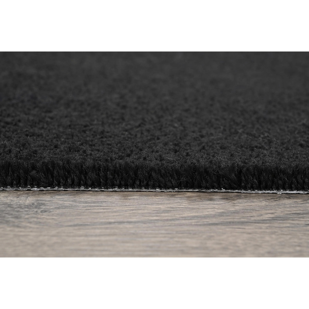 Black 6 ft. x 9 ft. Bathroom Carpet B675