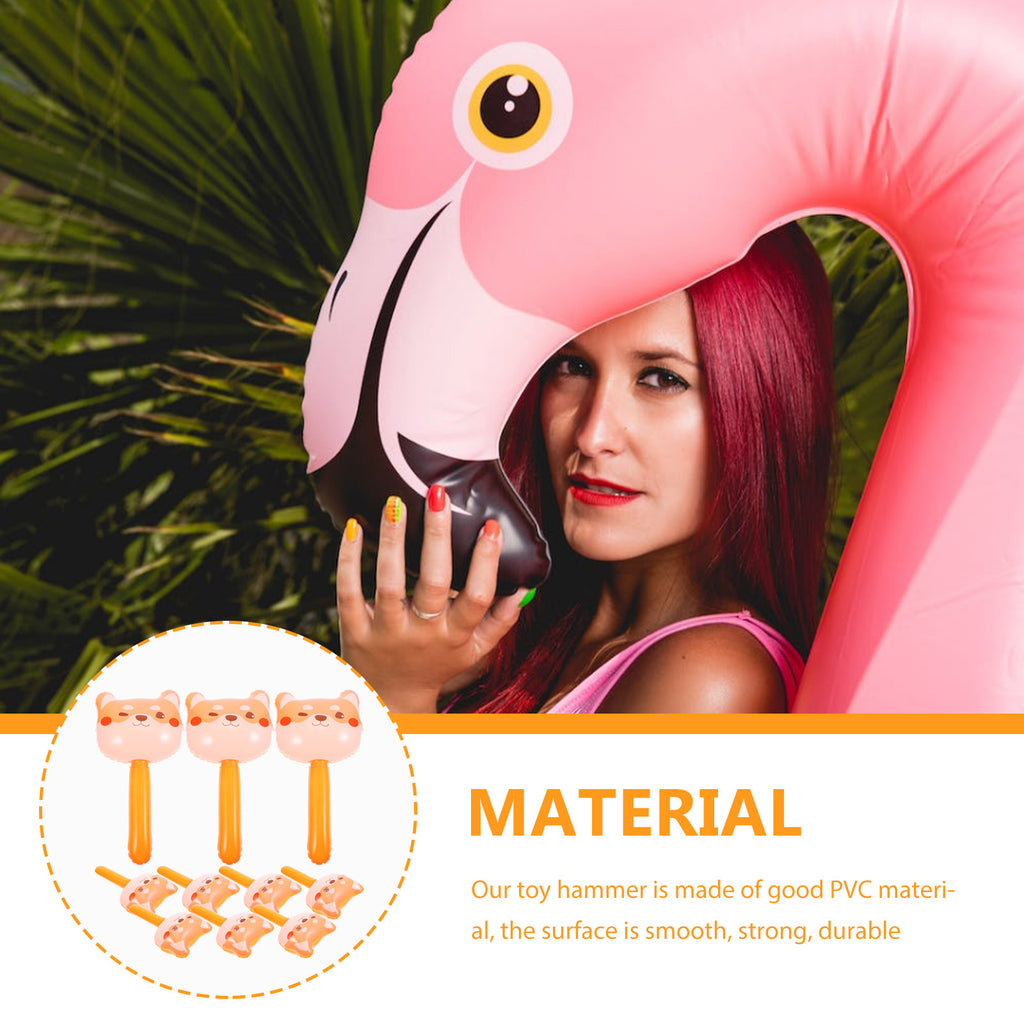 10pcs Inflatable Hammer Toys with Bell W61369