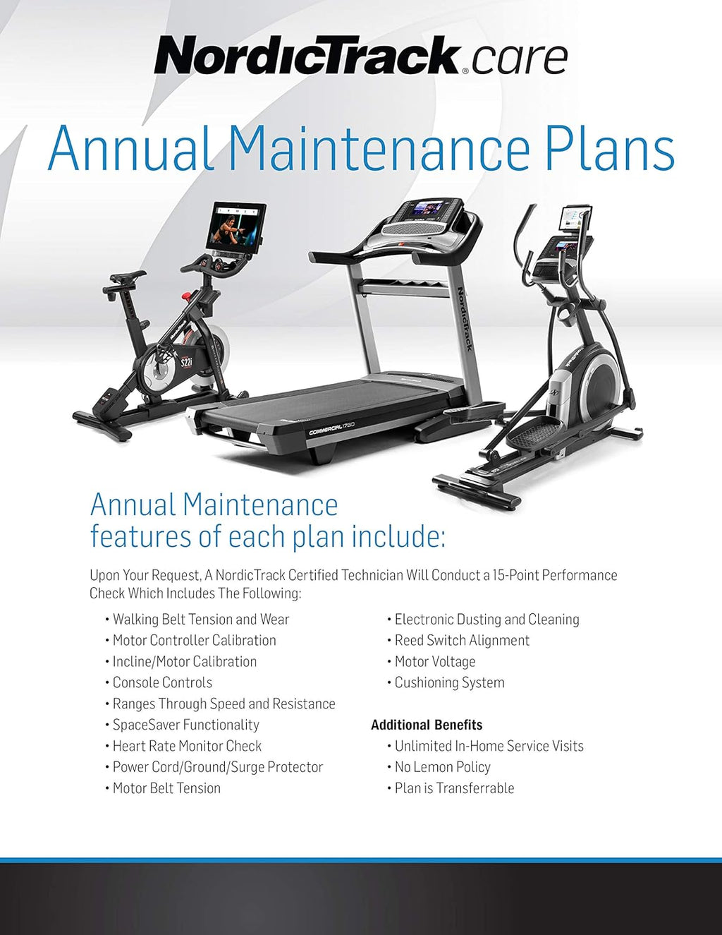 3-Year Annual Maintenance Plan for Fitness Equipment Q1287