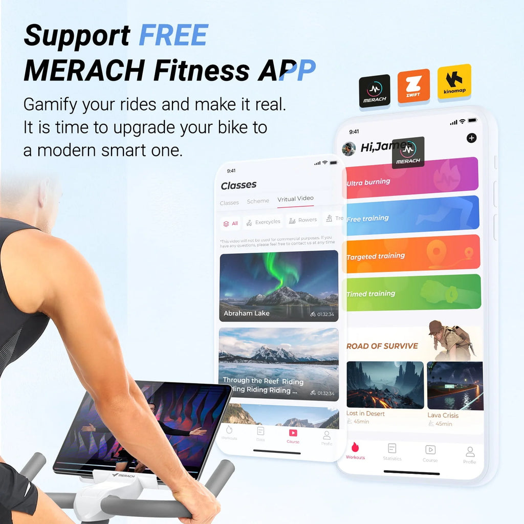 Stationary Exercise Bike Magnetic Bluetooth D9148