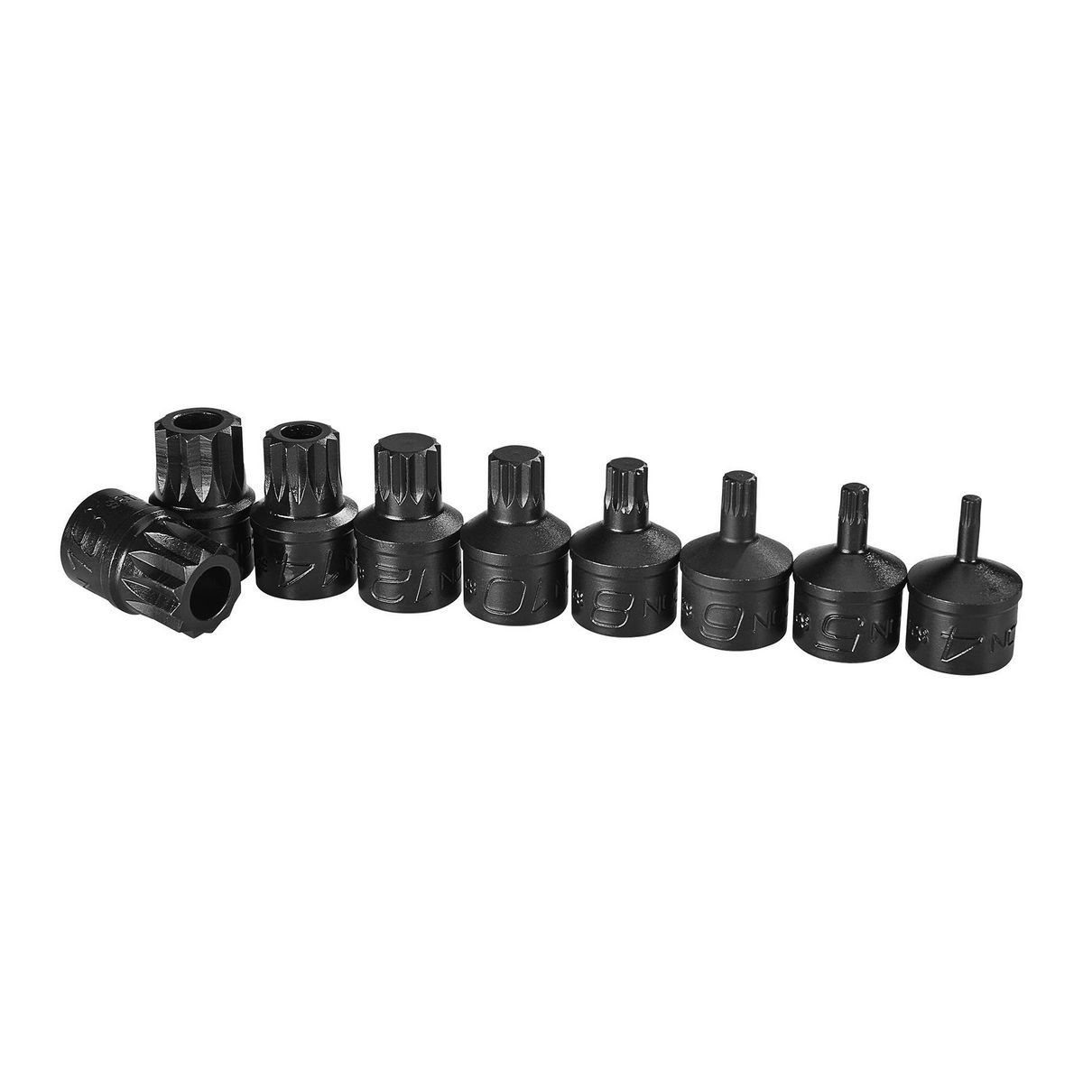 3/8 in. Drive Triple-Square Impact Bit Socket Set, 9-Piece P141