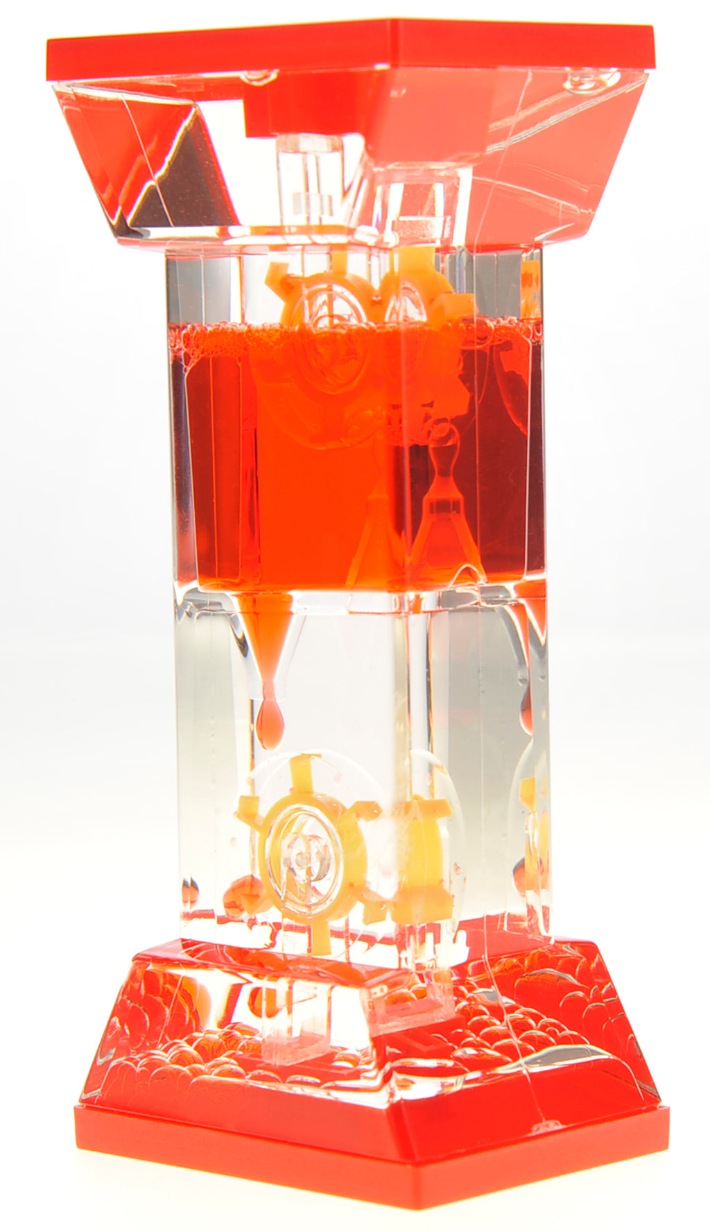 Red Motion Bubbler With Two Wheels D1979