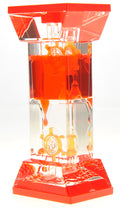 Red Motion Bubbler With Two Wheels D1979