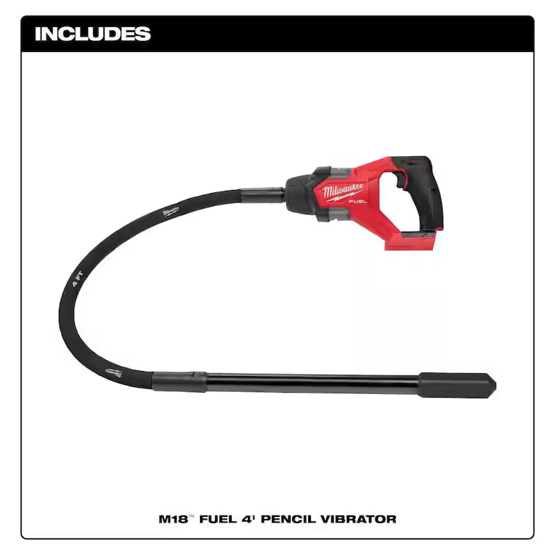 18V Lithium-Ion Brushless Cordless Concrete Pencil Vibrator A662