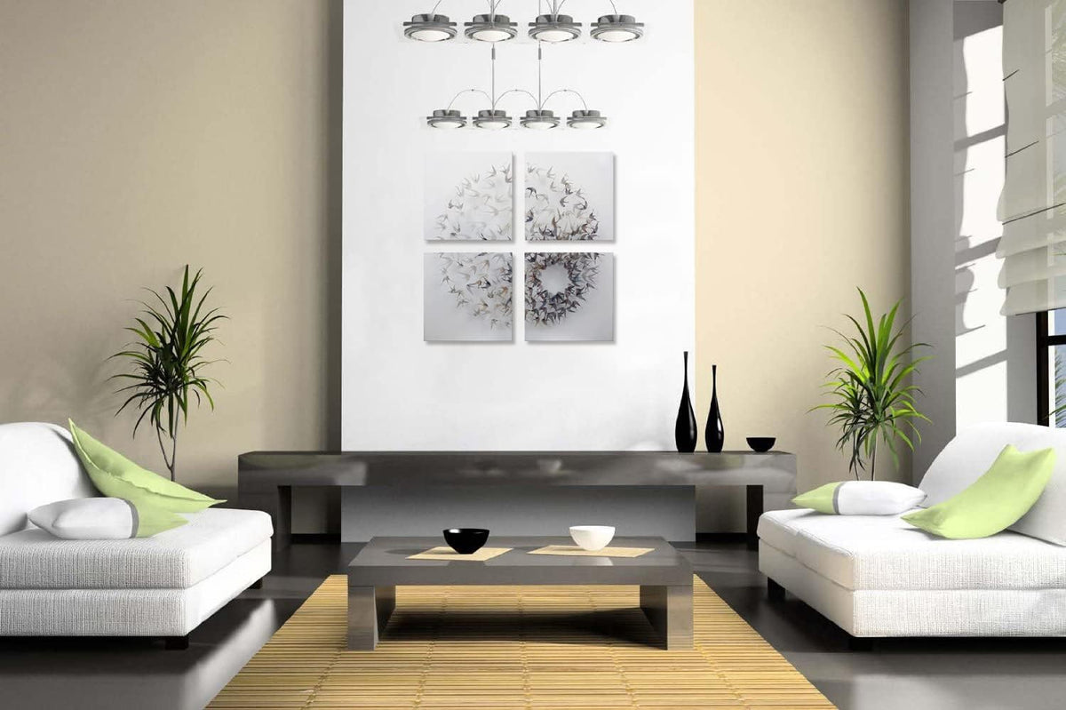 Abstract Fish Canvas Wall Art 30x30 inch R783987