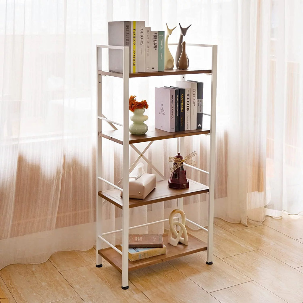 Black 2 Tier Real Wood Bookshelf F71627