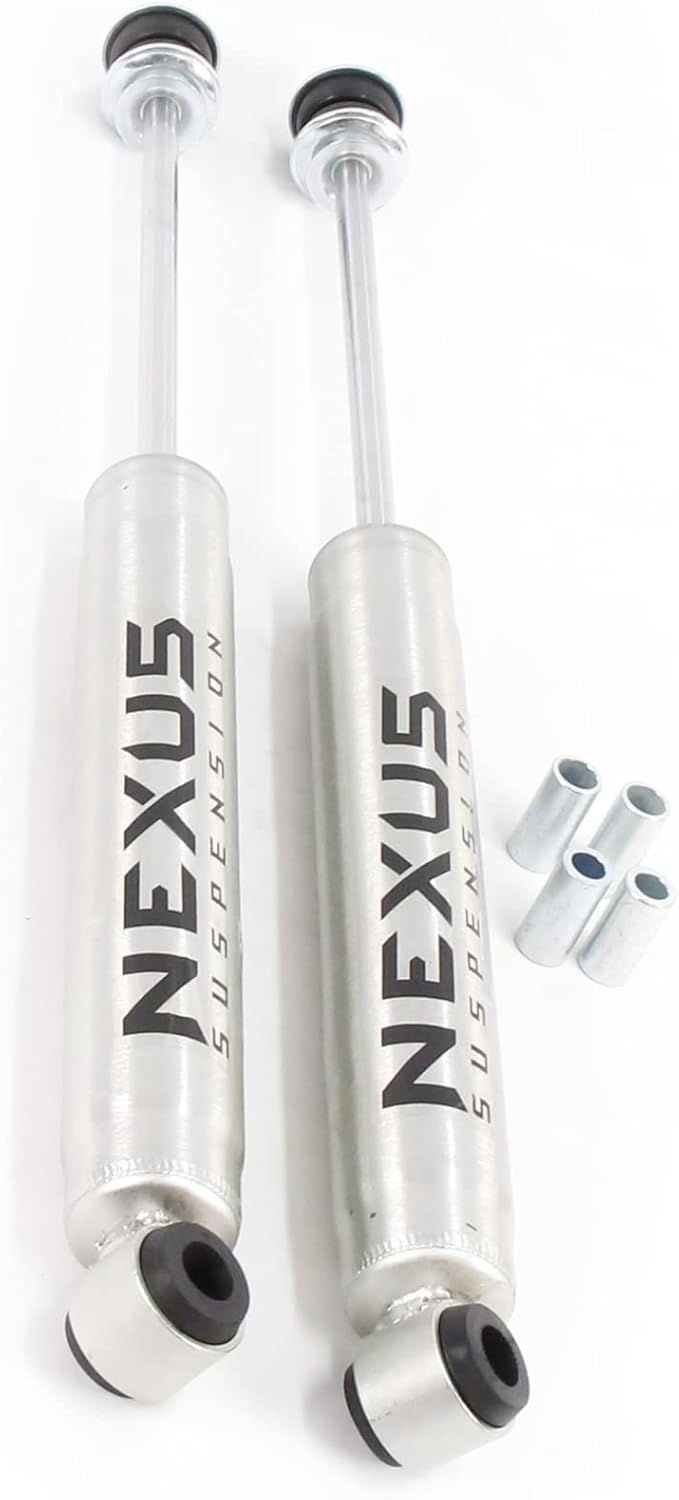 Front Shock Absorber Pair for 1994-2001 Dodge Ram 1500 2500 3500 4WD 2-3" Lift Zinc Plated Coating K498