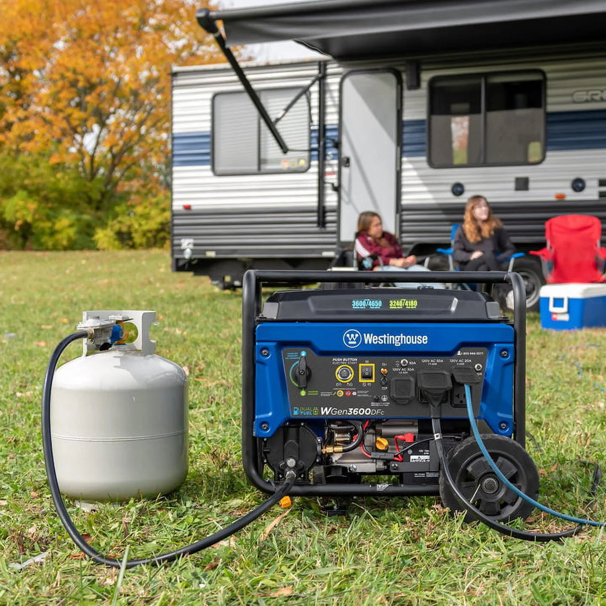 4650 Peak Watt Dual Fuel Portable Generator K70359