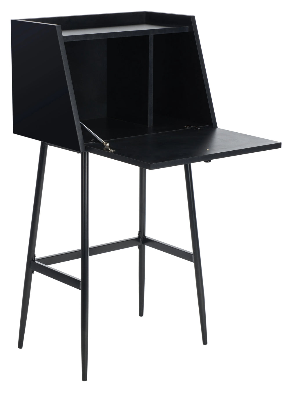 Black Modern Secretary Writing Desk P418907