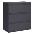 3-Drawer Black Lateral File Cabinet G9414