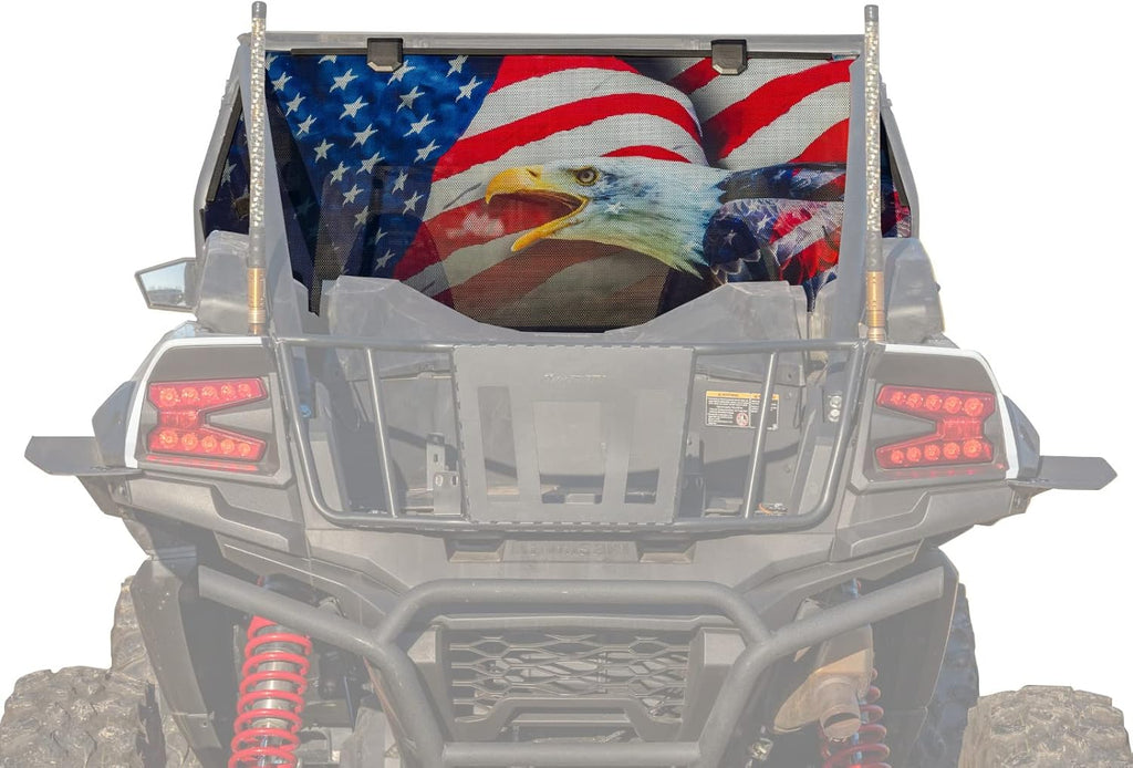 Rear Windshield 1/4 Thick Polycarbonate Lightly Tinted Q8059