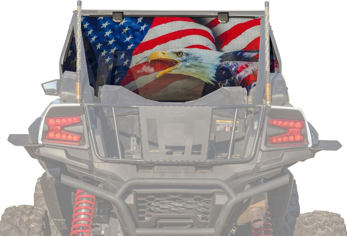 Rear Windshield 1/4 Thick Polycarbonate Lightly Tinted Q8059