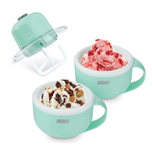 Aqua Ice Cream Maker Machine with 2 Bowls D7753