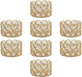 Gold Crystal Tea Light Candle Holders (Pack of 16) U582