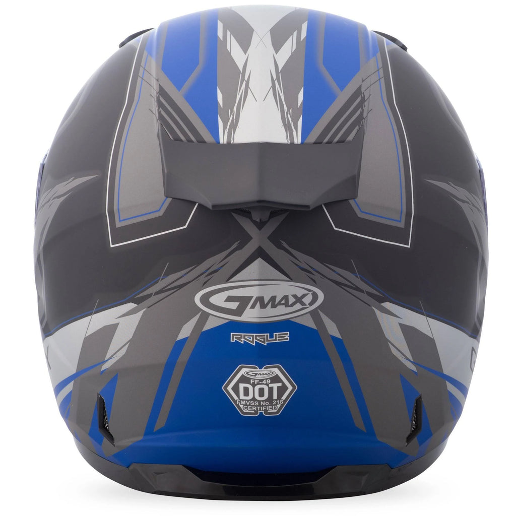 Matte White/Blue Helmet K908