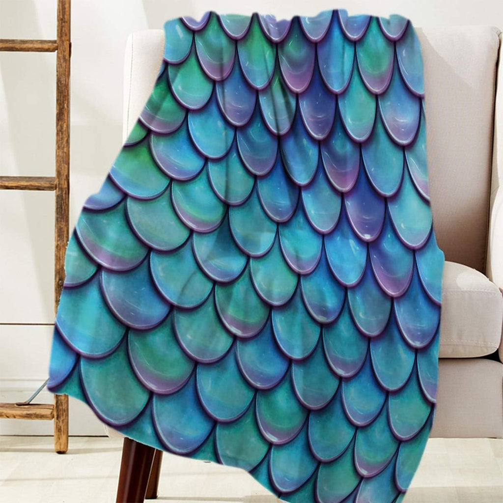 Flannel Fleece 50 x 80 inch Geometric Throw Blanket Q43289