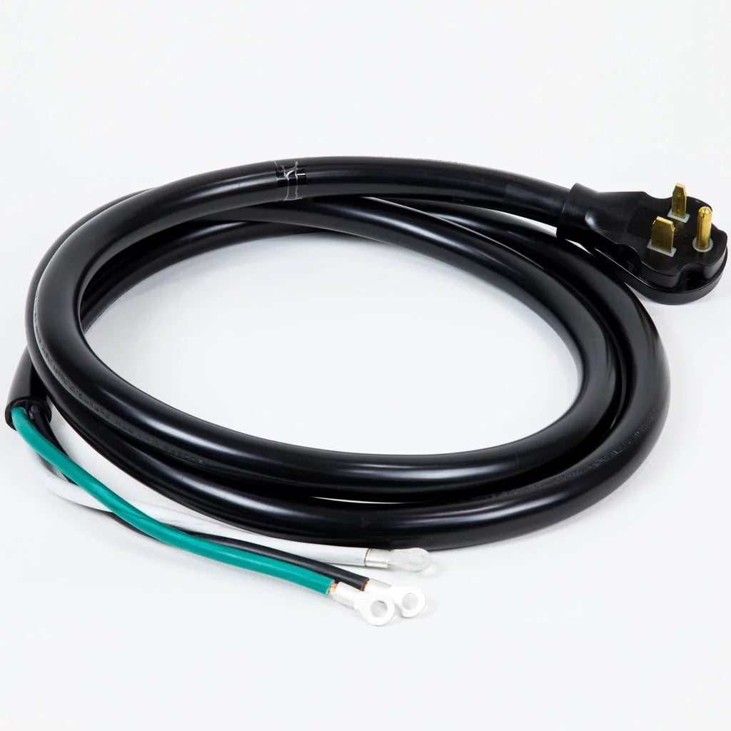 25 Feet 50A Power Cord with NEMA 6-50P Plug Black H70856
