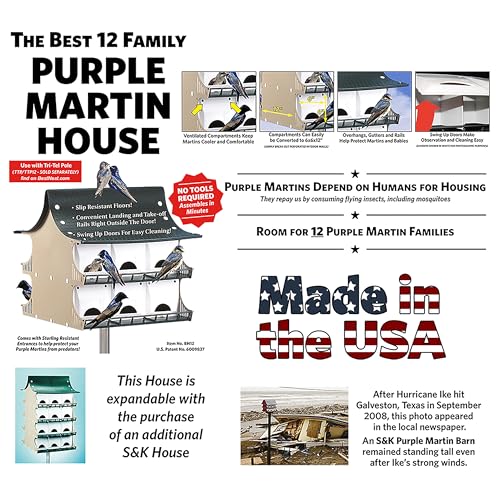 12 Room Purple Martin House B80564