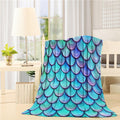 Flannel Fleece 50 x 80 inch Geometric Throw Blanket Q43289