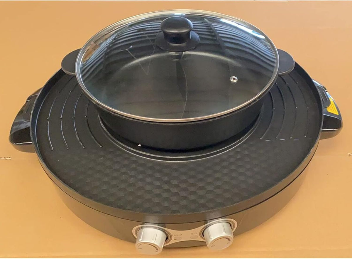 2 in 1 Electric Hot Pot Grill K567