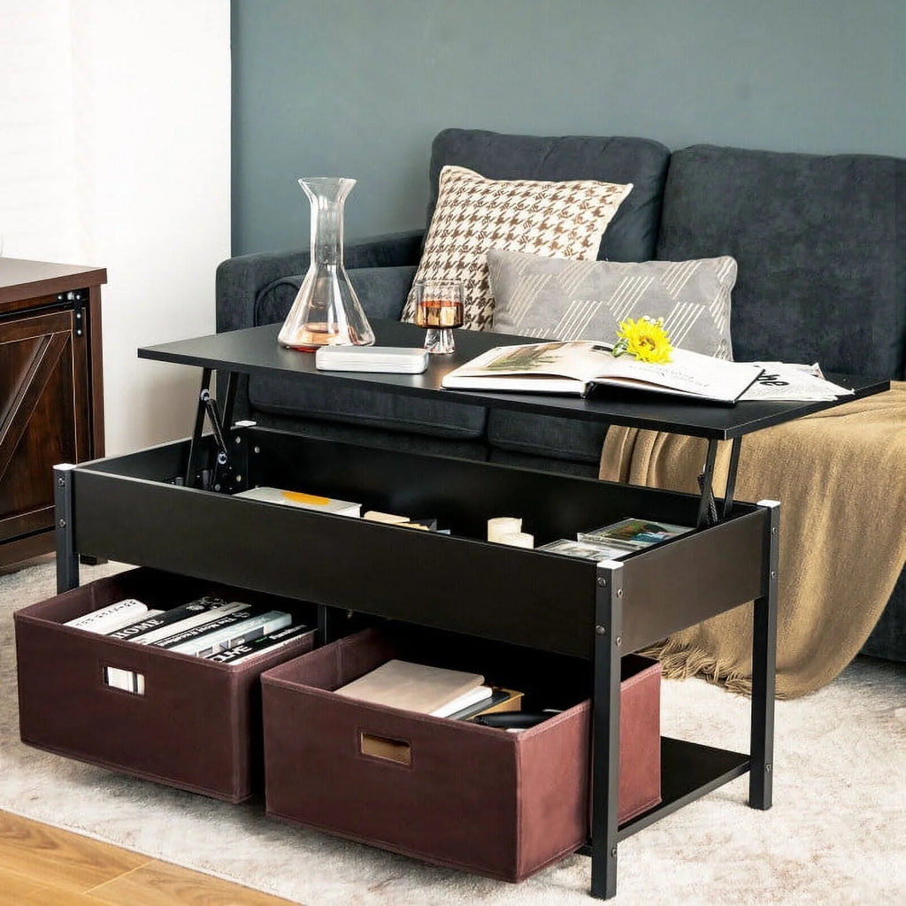 Lift Top Coffee Table with Hidden Storage P942