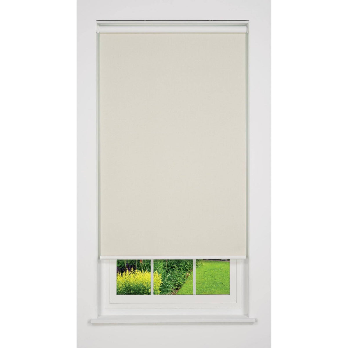 Beige Cordless Blackout Roller Shade 72 W x 78 H Y5052