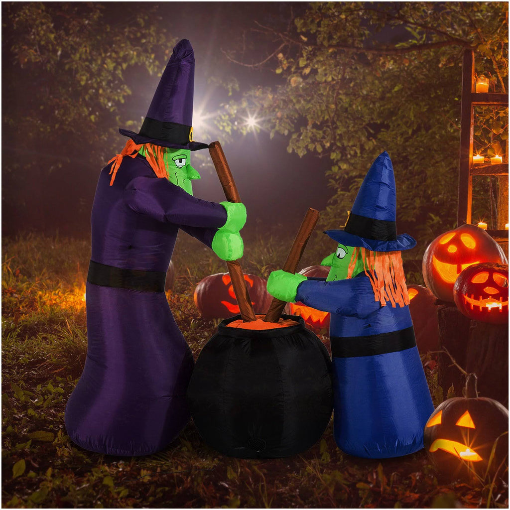 Inflatable Halloween Decoration with Cauldron B17116