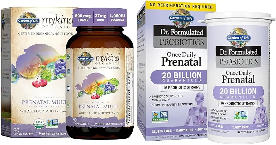 Prenatal Multivitamin with Vitamin D3, B6, B12, C & Iron O70154