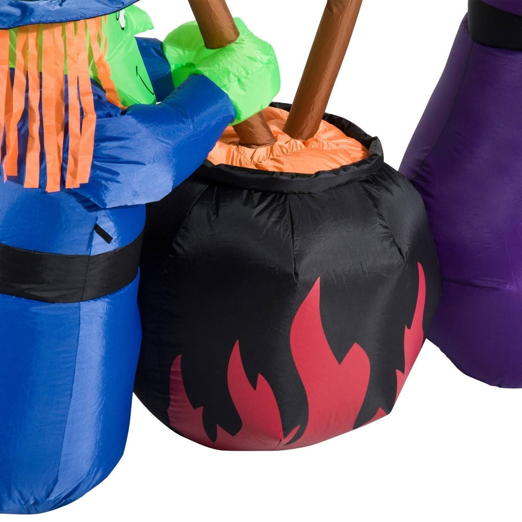 Inflatable Halloween Decoration with Cauldron B17116