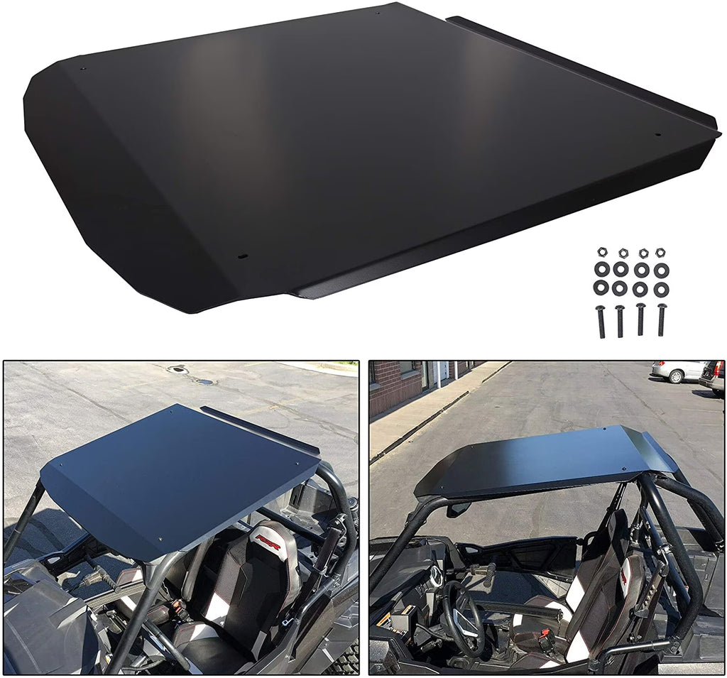 Aluminum Black Powder Coat Hard Top for Polaris RZR 900 900S 1000S XP1000 Turbo 2014-2022 2 Door Model Low Profile Q794