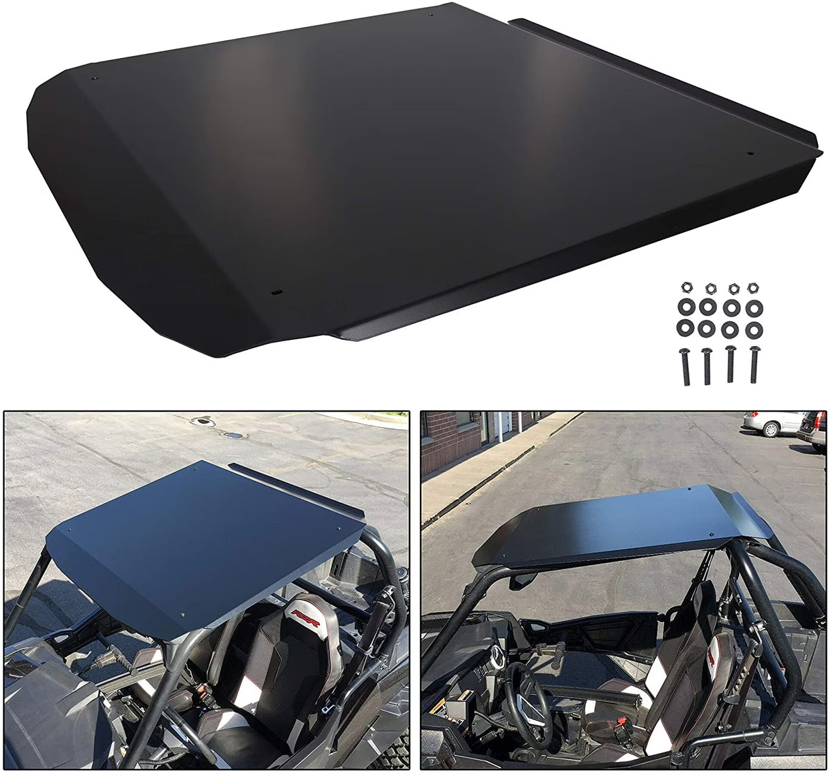 Aluminum Black Powder Coat Hard Top for Polaris RZR 900 900S 1000S XP1000 Turbo 2014-2022 2 Door Model Low Profile Q794