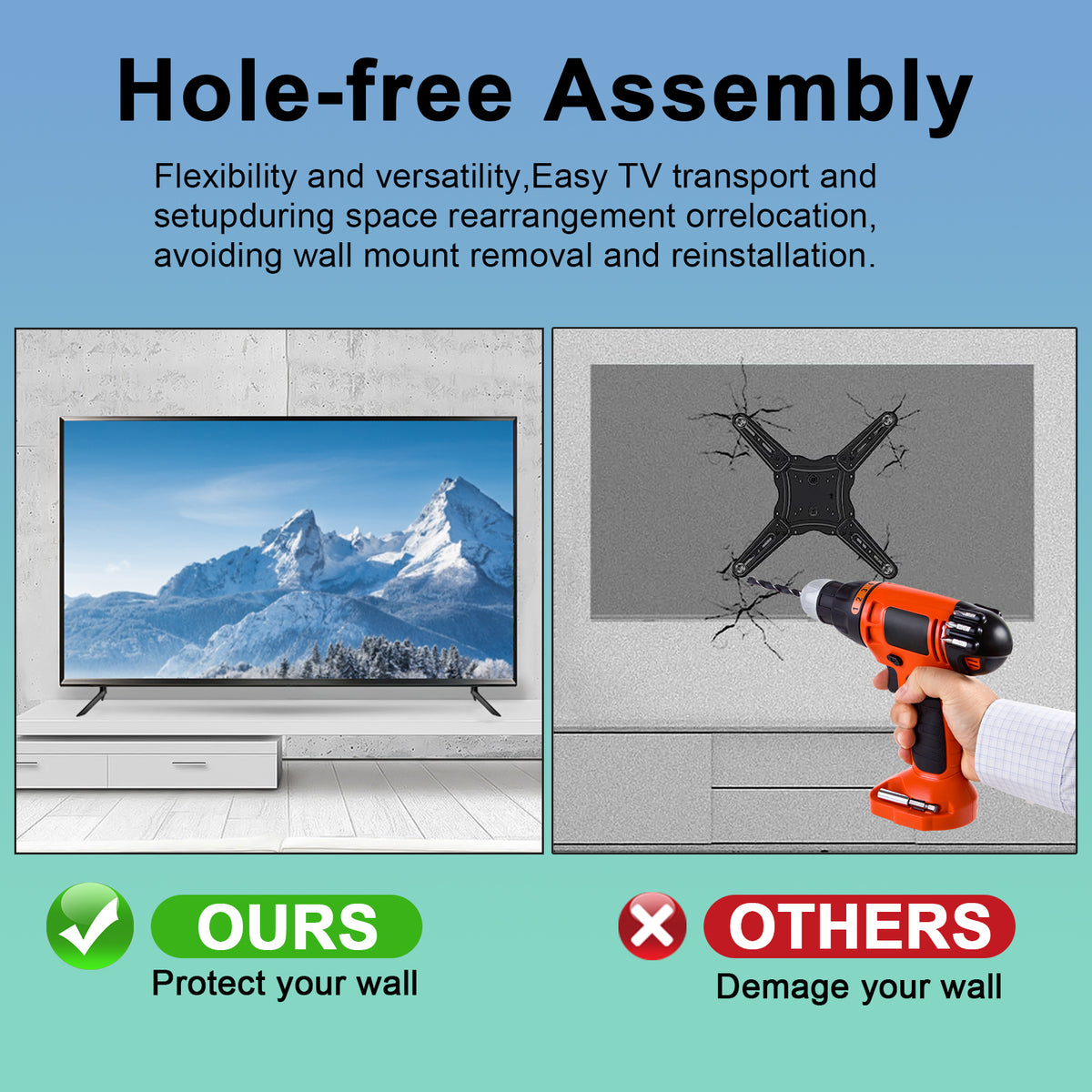 TV Stand Replacement Legs K909