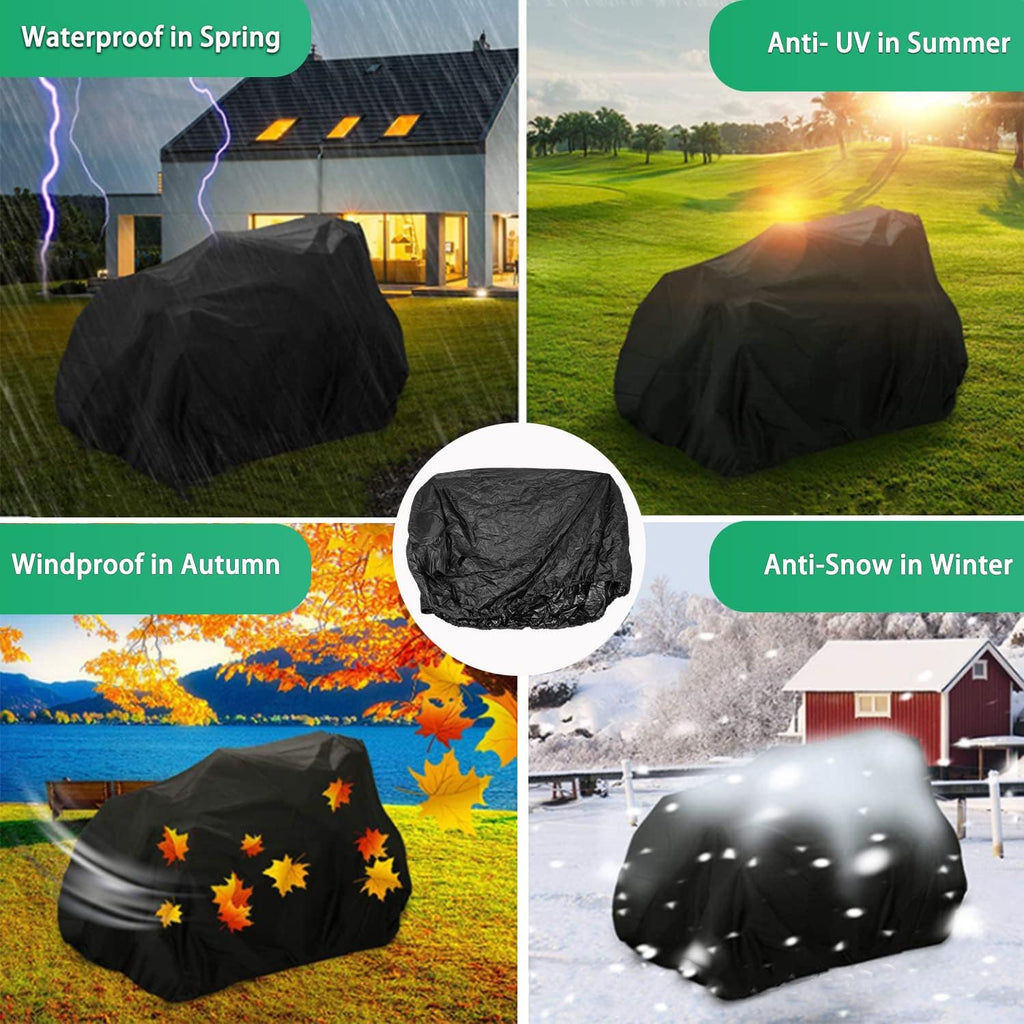 Standard Riding Lawn Mower Cover Waterproof Heavy Duty Pack of 2 L15791
