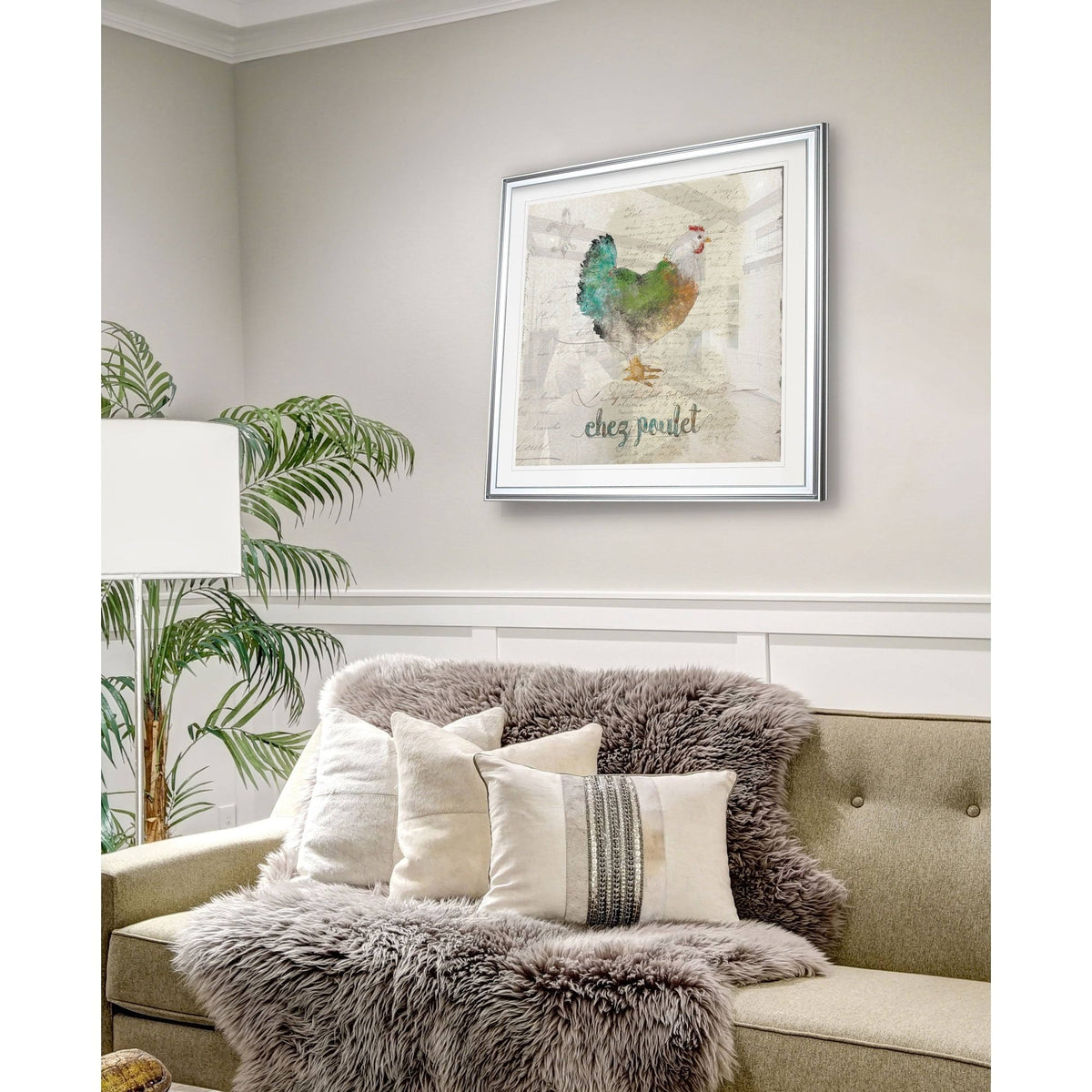 Framed Giclee Print 38 x 38 F28197