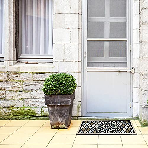 17x 30 Inch Non Slip Rubber Back Door Mat X22014
