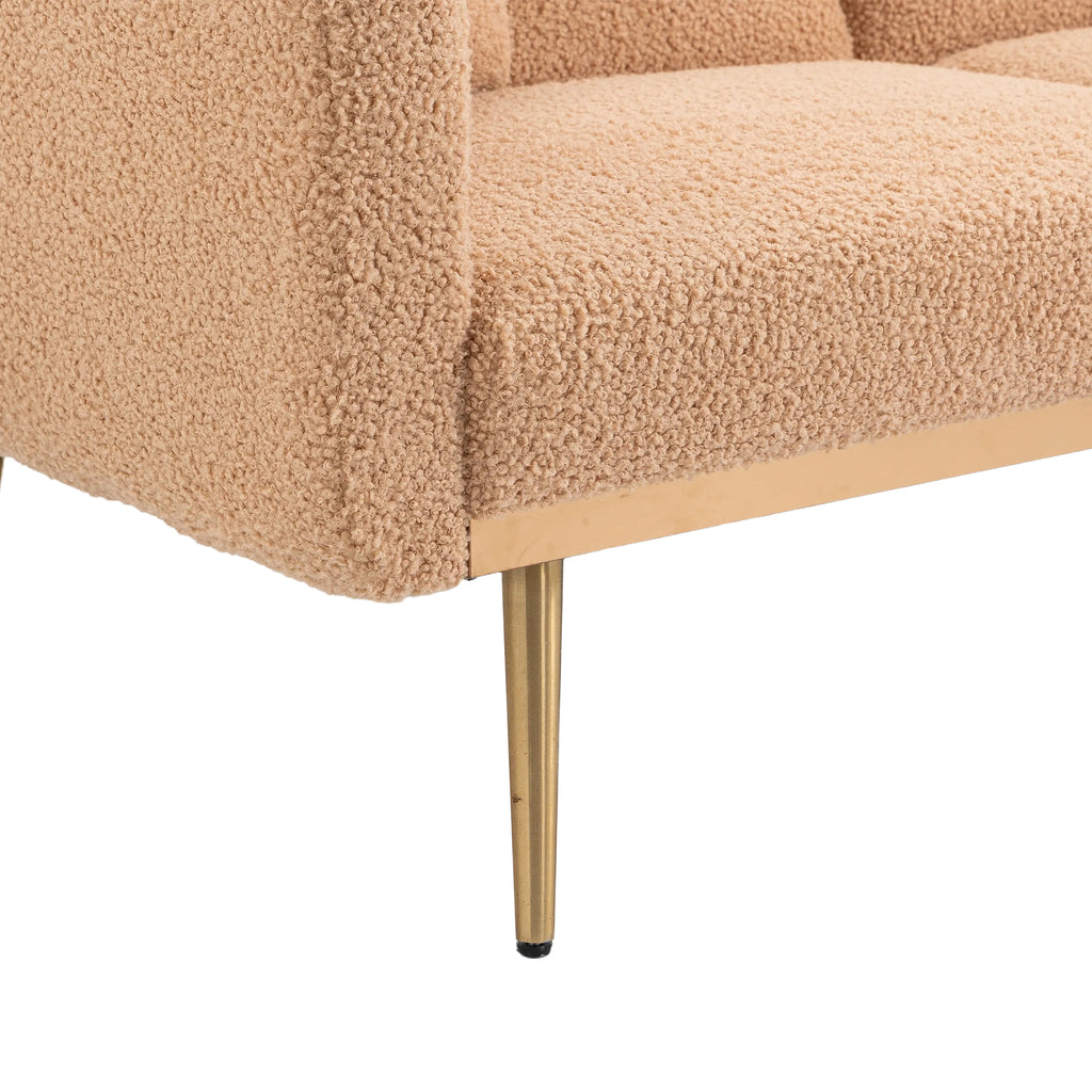 Velvet Sofa with Metal Feet G42889