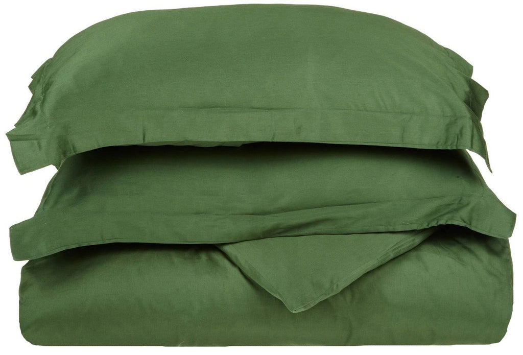 300 Thread Count Cotton Solid Duvet Cover Set King/California King W39019