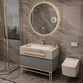 Bathroom Vanity with Sink includes Smart Defog Mirror, Modern Bathroom Sink Cabinet, Large Capacity Storage Space (48") V6283