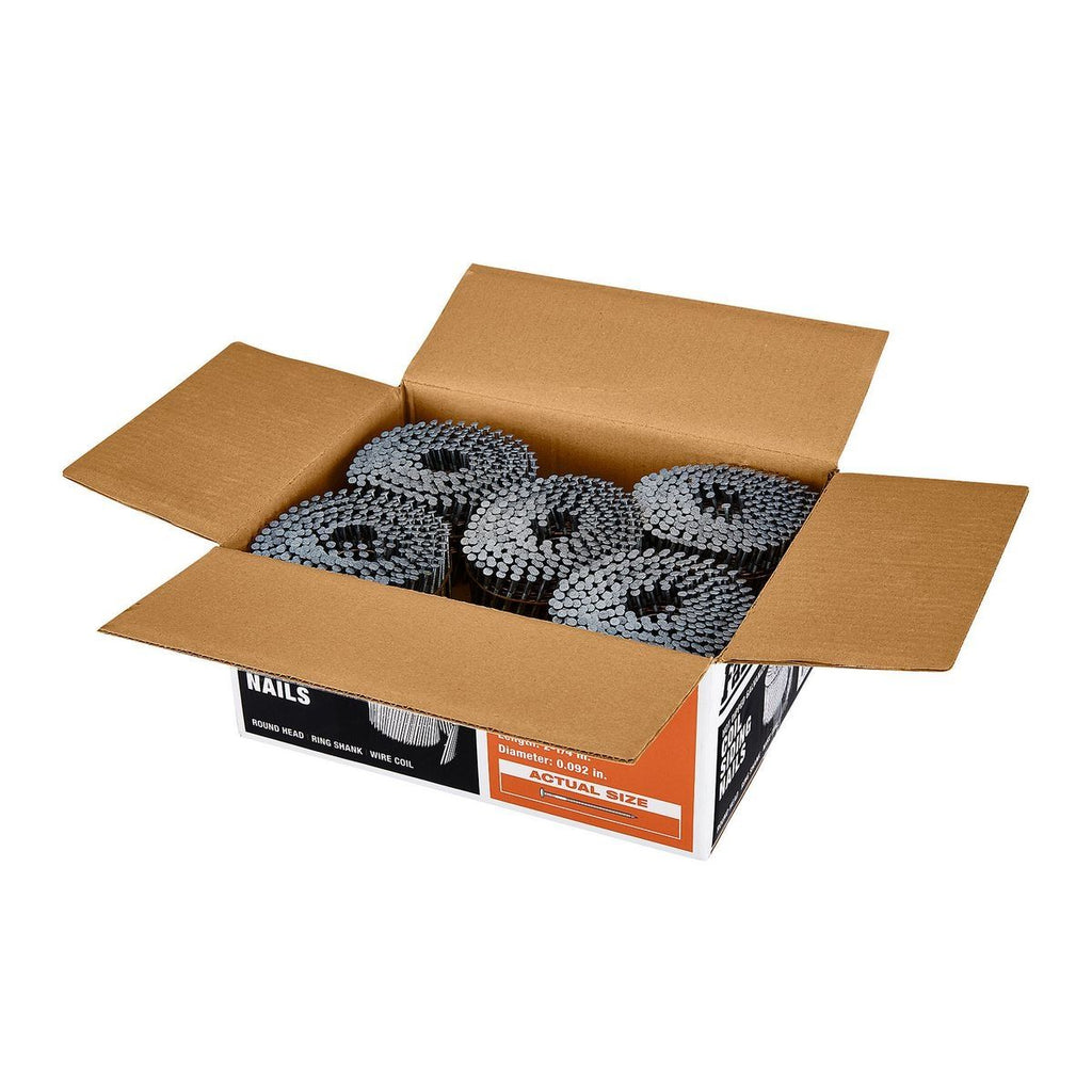 2-1/4 in. Galvanized Coil Siding Nails, 3000-Pack Y874