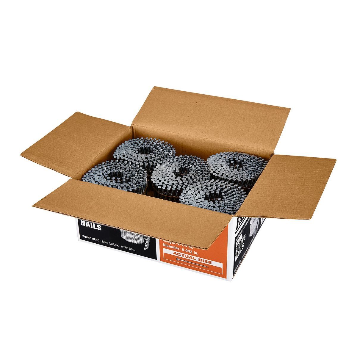 2-1/4 in. Galvanized Coil Siding Nails, 3000-Pack Y874