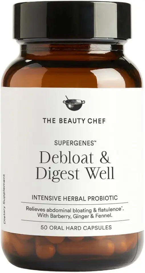 50 Capsules Digestive Support Supplement with Probiotics & Herbal Extracts K7775