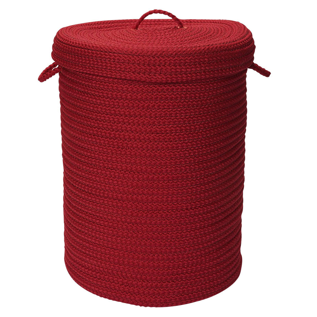 Textured Lidded Storage Hamper V85785