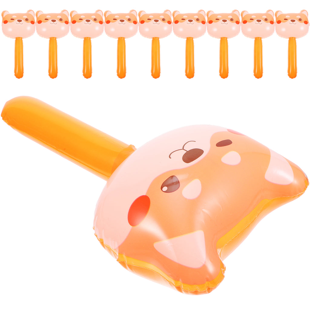 10pcs Inflatable Hammer Toys with Bell W61369