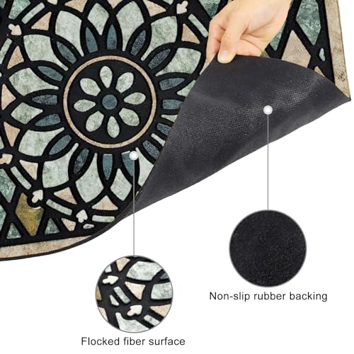 17x 30 Inch Non Slip Rubber Back Door Mat X22014