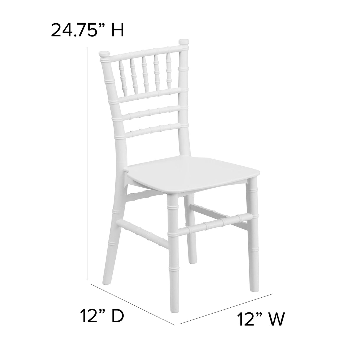 White Resin Chiavari Chair N20119