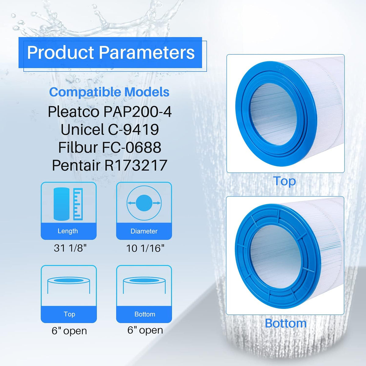 200 sq.ft Pool Filter Cartridge 1 Pack L597701