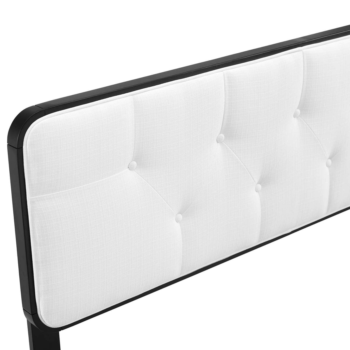 Tufted Twin Fabric and Wood Headboard P505
