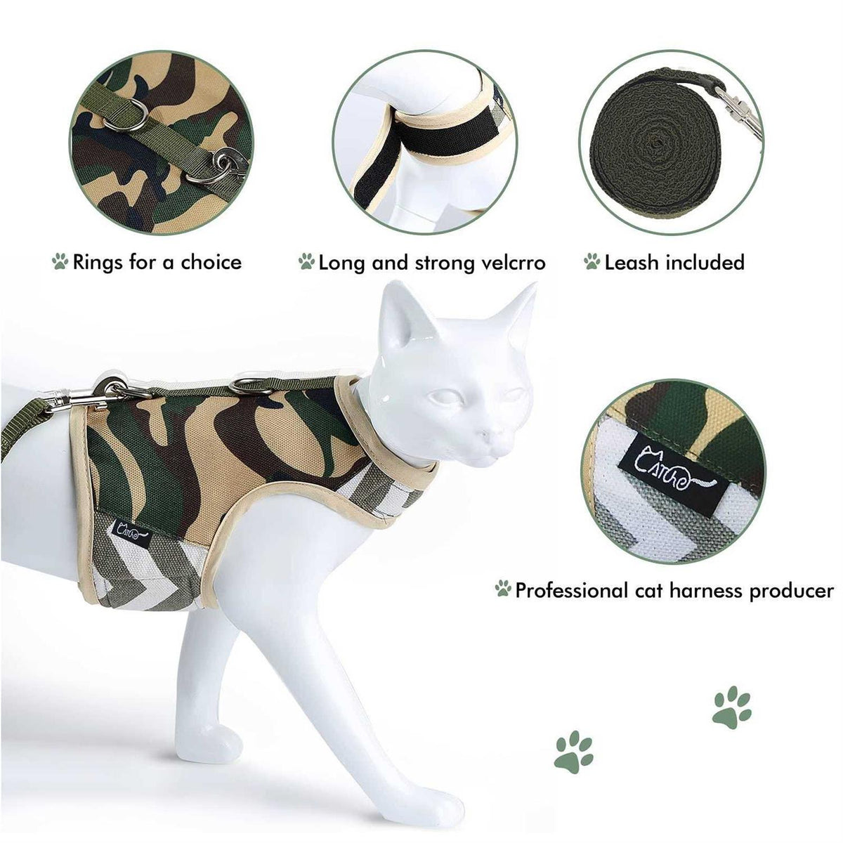 Cat Harness and Leash W209085